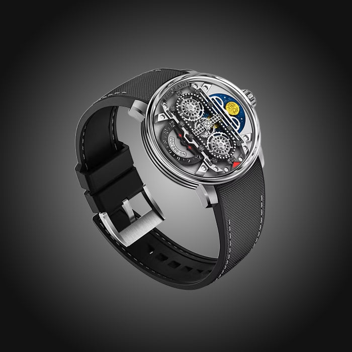 Zbioland Space Series Silver Star Link Swiss Sellita Movement Limited Edition Automatic Watch