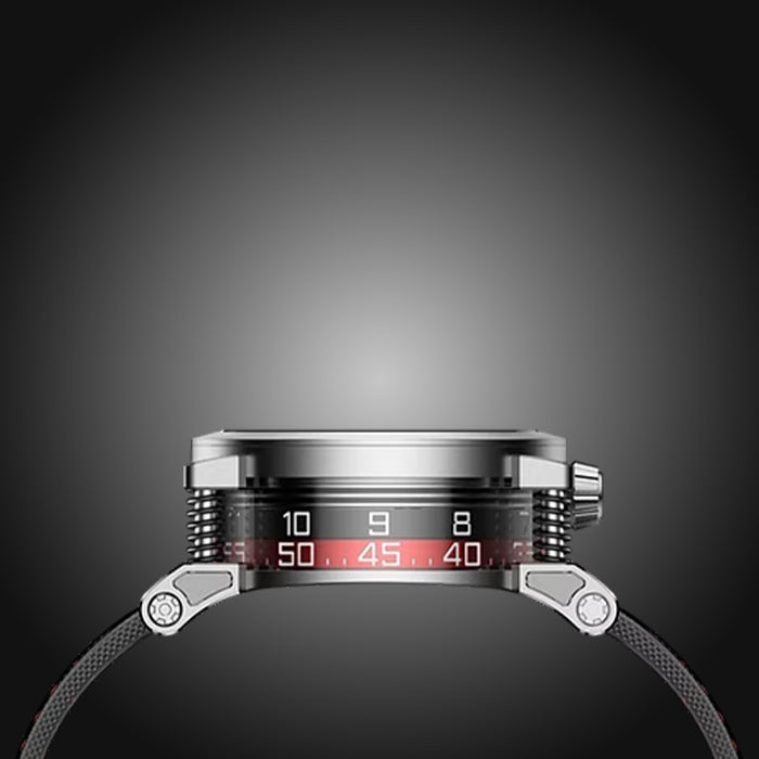 Zbioland Torque Series Red Radial Engine Japanese Miyota 8215 Movement Automatic Watch