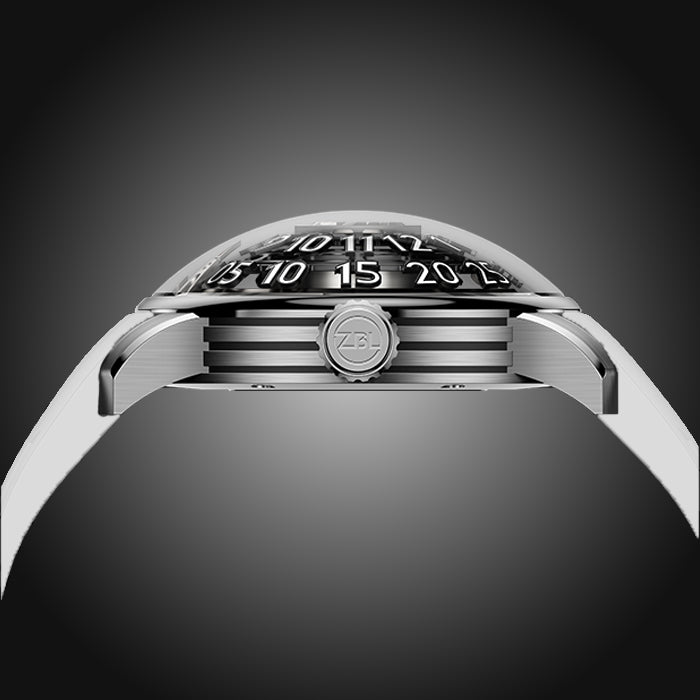 Zbioland Space Series White Wheel Of Destiny Swiss Sellita Movement Automatic Watch