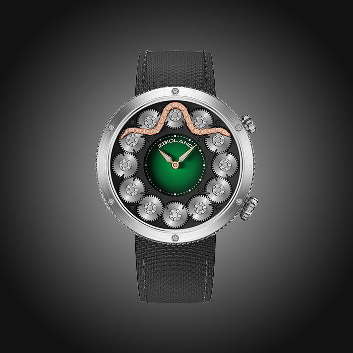 Zbioland Snake Series Silver Snake Swiss Sellita Movement Automatic Watch