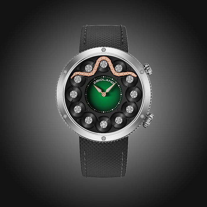 Zbioland Snake Series Black Snake Swiss Sellita Movement Automatic Watch