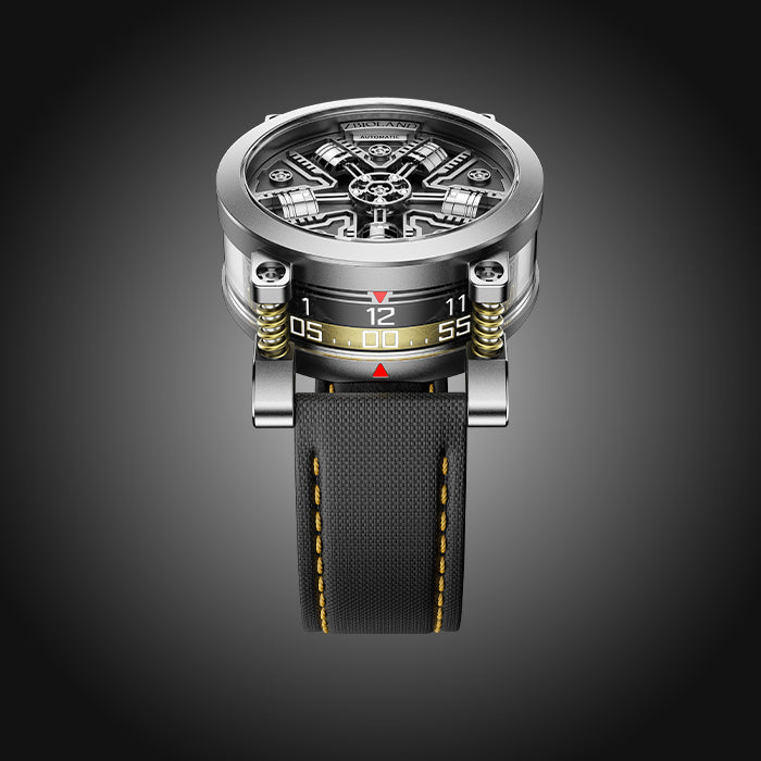 Zbioland Torque Series Gold Radial Engine Japanese Miyota 8215 Movement Automatic Watch